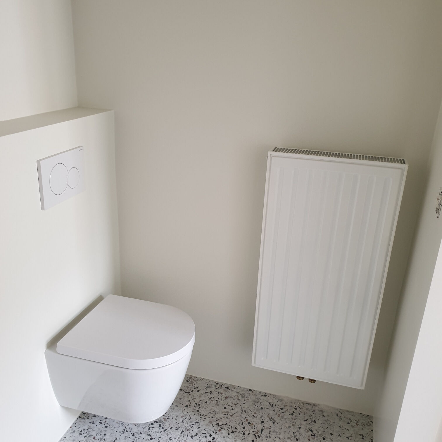 toilet radiator bedieningsplaat